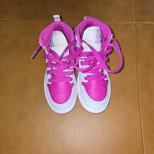 11c Kids Pink and White Nike
